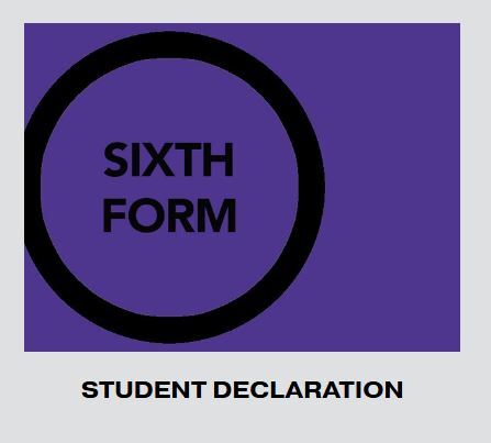 Student declaration